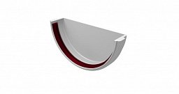 Заглушка желоба универсальная ПВХ Grand Line