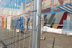 Столб временного ограждения