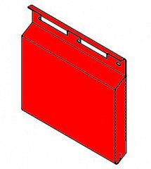 Фасадная кассета закрытого типа 