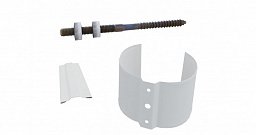 Кронштейн трубы на кирпич, 100 мм