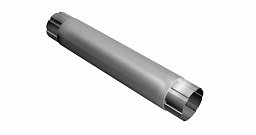 Круглая труба соединительная 1м, 100 мм